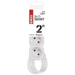 Multiprise 2 prises + interrupte