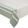 Nappe avec bordure verte 140x240