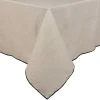 Nappe beige lisere noir
