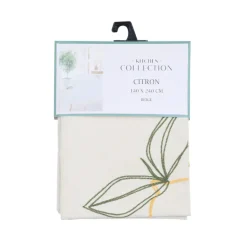 Nappe broderie citron 140*240