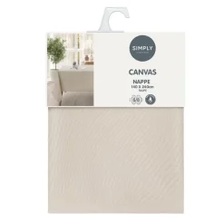 Nappe polyester 140x240cm taupe