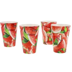 Pack 4 gobelets fruit pasteque