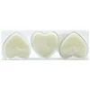 Pack de 3 bougies coeur