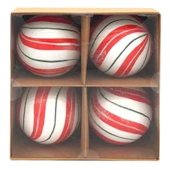 Pack de 4 boules 10cm bonbons