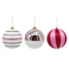 Pack de 3 boules 15cm multi coul