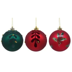 Pack de 6 boules 12cm tradi