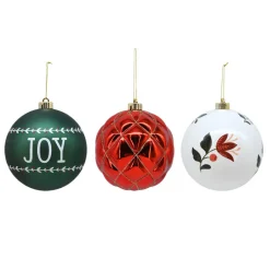 Pack de 3 boules 15cm tradi