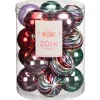 Pack de 20 boules 60mm multi cou