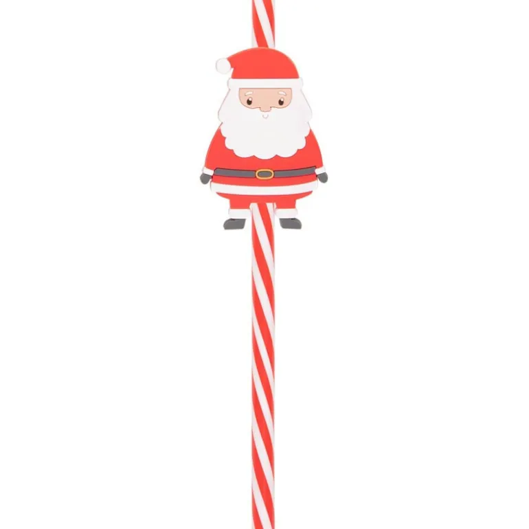 Pack de 4 pailles noel