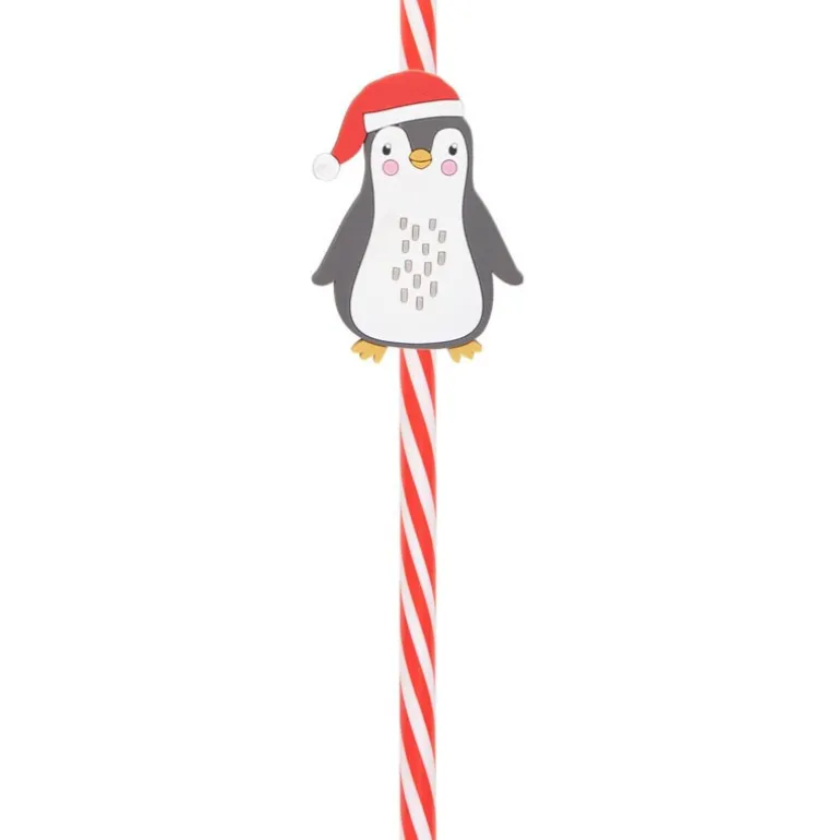 Pack de 4 pailles noel