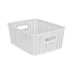 Paniere de rangement chevron