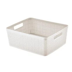 Paniere rectangulaire effet lin