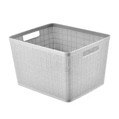 Paniere rectangulaire effet lin