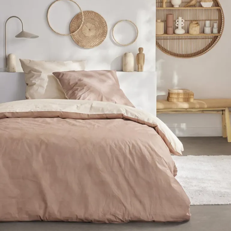 Parure bicolore 240x220 taupe