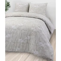 Parure 260x240 flanelle woodland