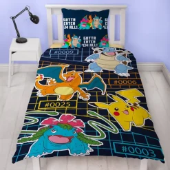 Parure 140x200 pokemon micro