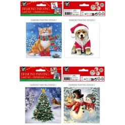 Peinture diamant noel 13x13cm