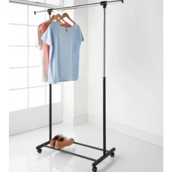 Penderie 1 barre extensible