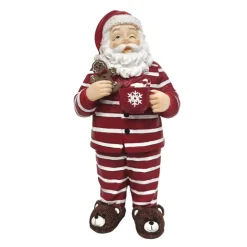 Pere noel en pyjama et chausson