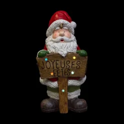 Pere noel+pancarte lumineux