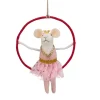 Petits souris en peluche a suspe