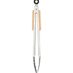 Pinces acier inoxydable + bois