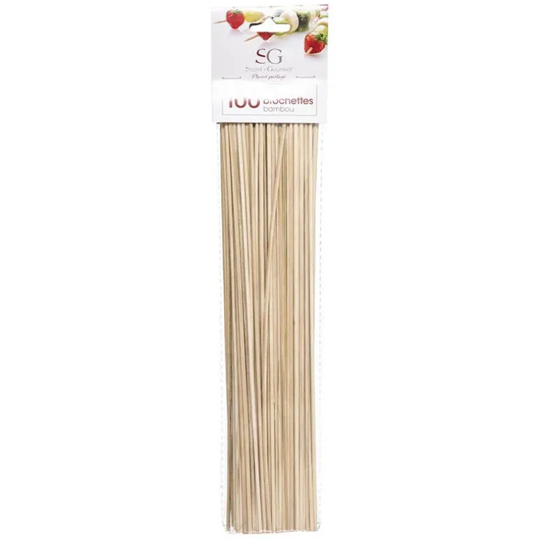 Piques brochette bamb x100