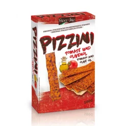Pizzini tomate & olive noir 100g