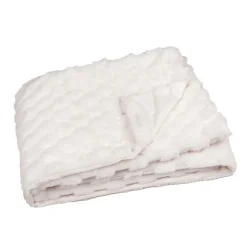 Plaid courchevel 130x160cm creme