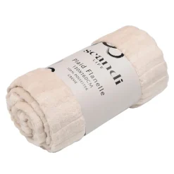 Plaid flanelle arche creme 130x1