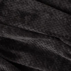 Plaid gaufre 150x200cm noir