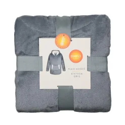 Plaid hoodie gris simply cosy