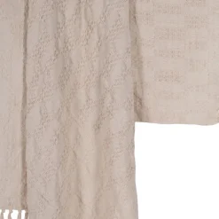 Plaid jacquard coton 130x170cm