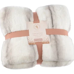 Plaid oakwood 130x160cm creme