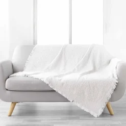 Plaid pia 125x150cm blanc