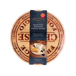 Planche a decouper ronde bambou