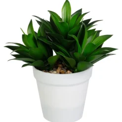 Plante artificielle pot blanc