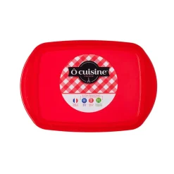 Plat rect avec couvercle 23x15cm