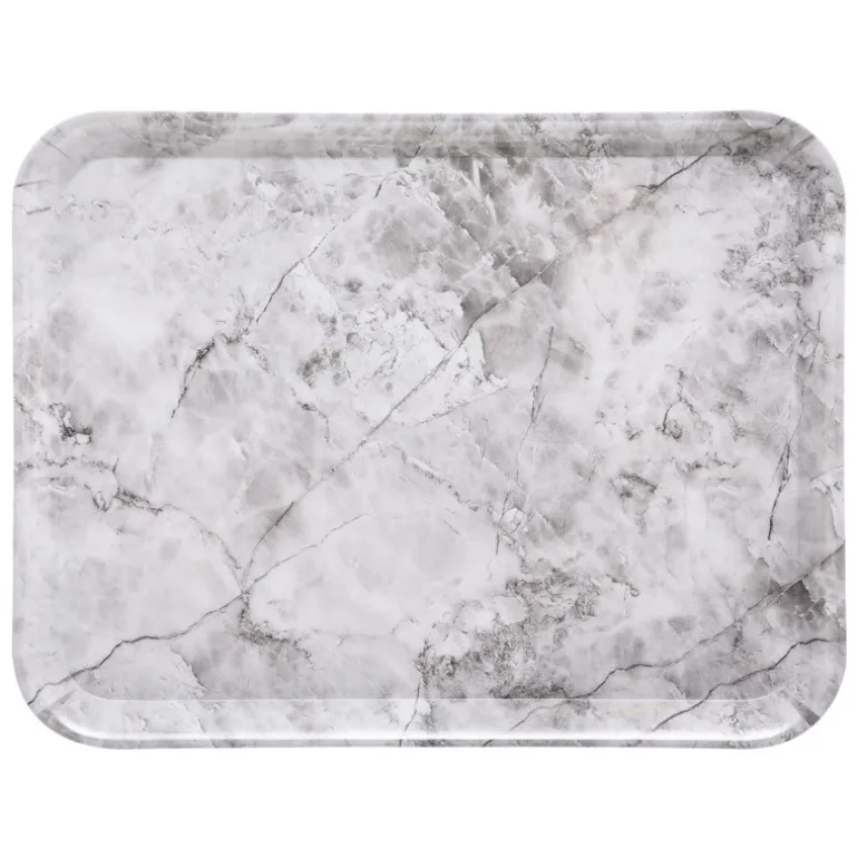 Plateau marbre blanc 33x43cm