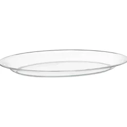 Plateau oval plastique reutilisa