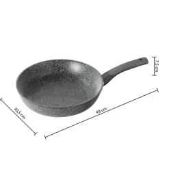 Poele 30 alu forge caractere