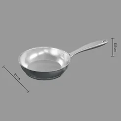 Poele 20cm inox resilience