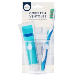 Porte brosse a dents a ventouse
