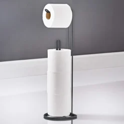 Porte papier toilette gris