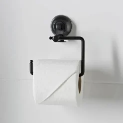 Porte rouleau papier wc noir