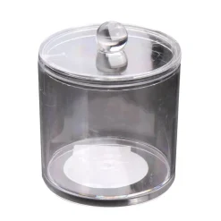 Pot de rangement rond transparen