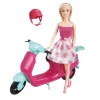 Poupee et scooter 30 cm