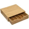 Rang capsule tiroir bambou
