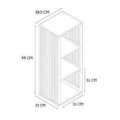 Rangement modulable 3 cases klau