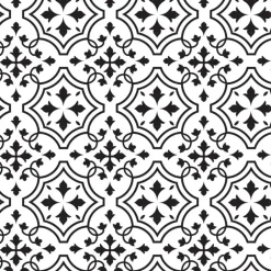 Rideau de douche geometrique